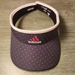 Adidas Womens Tennis/Golf Climalite Visor Pink/Navy